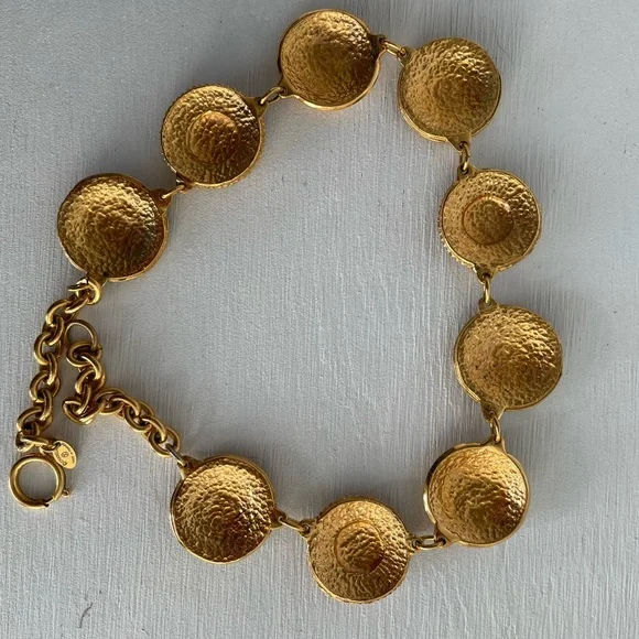 Chanel Vintage 31 Rue Cambon Medallion Collar Necklace & Bracelet - Picture 5 of 10